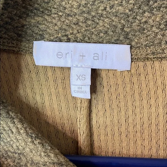 Anthropologie Eri + Ali Meyer Buttoned Pullover Olive Green Oversized Sweater XS - Picture 2 of 7